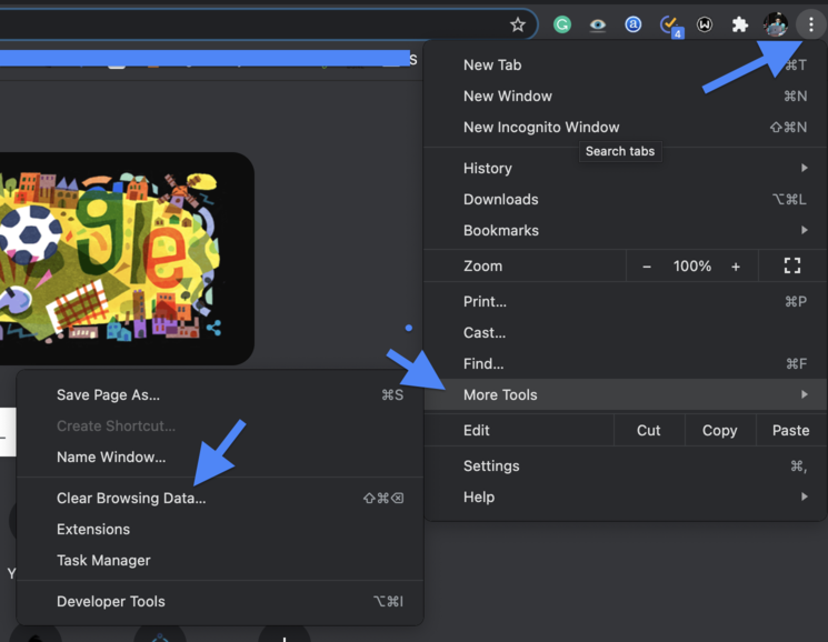 Go to Google Chrome Settings