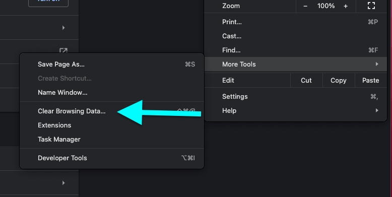 Clear Browsing Data