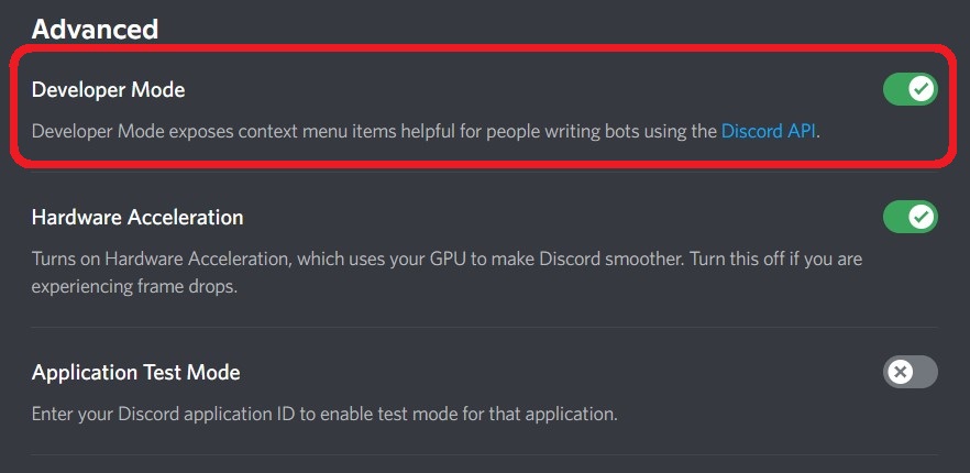 Discord Profile link