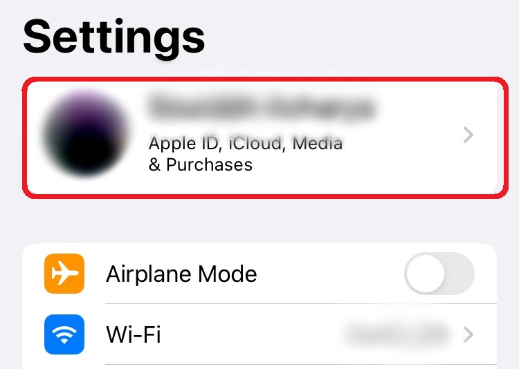 solve "Update Apple ID Settings"
