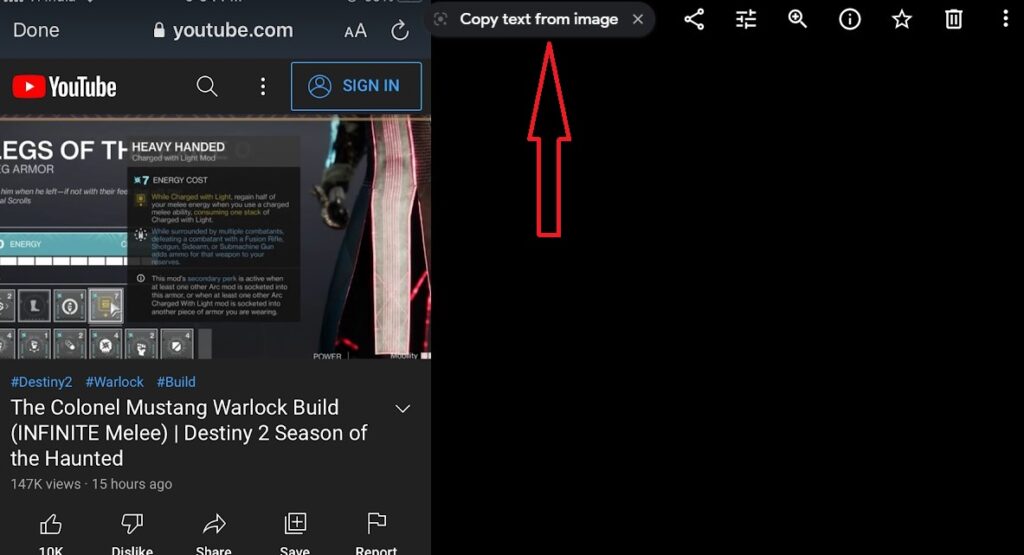 Google lens methods