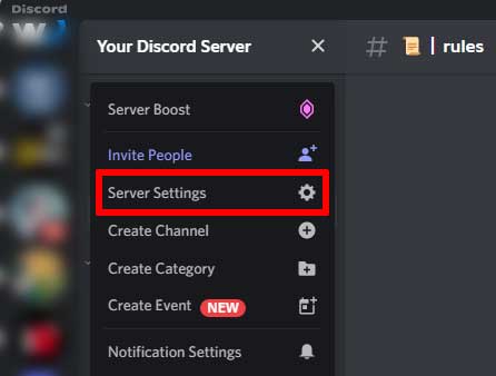 Server Settings Server Settings